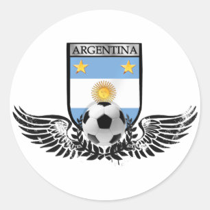 Pegatina Redonda Campeonato Mundial de Fútbol de la Argentina