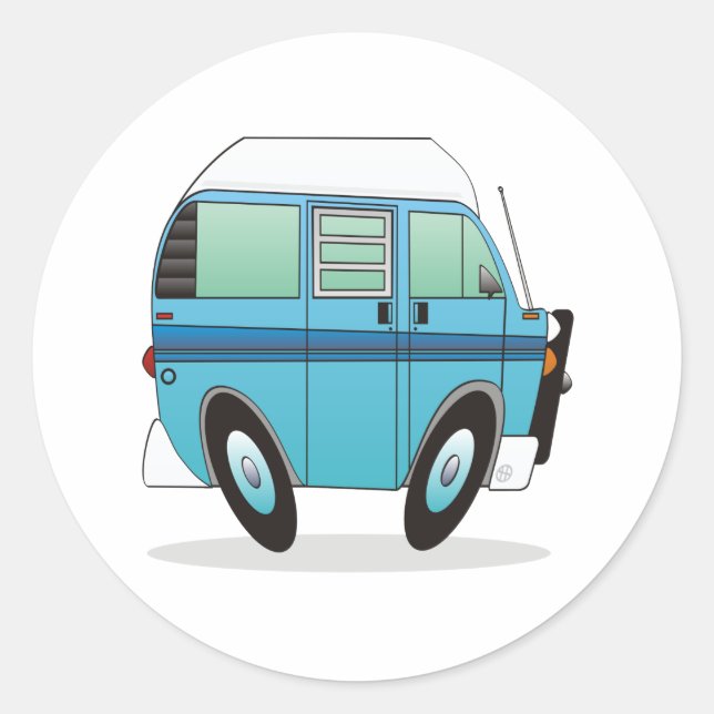 Pegatina Redonda Camper (Anverso)