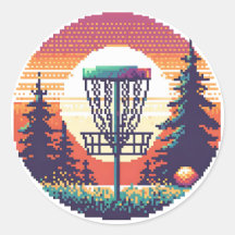 Campo de golf Pixel Art Disc