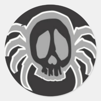 Pegatina Redonda can am spyder skull medallion