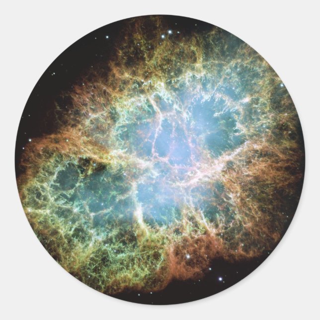 Pegatina Redonda Canab Nebulosa (Anverso)
