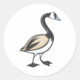 Pegatina Redonda Canada Goose