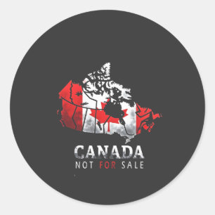 Pegatina Redonda Canadá no está a la venta, es gracioso que Trump A