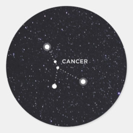 Pegatina Redonda Cáncer