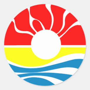 Pegatina Redonda Cancun México