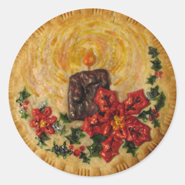 Pegatina Redonda Candle Pie (Anverso)