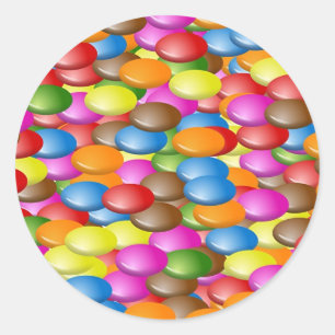 Pegatina Redonda Candy