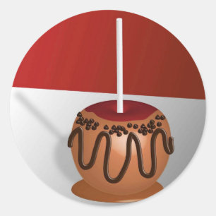 Pegatina Redonda Candy Apple
