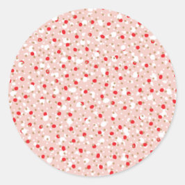 Pegatina Redonda Candy Cane Crush Sticker