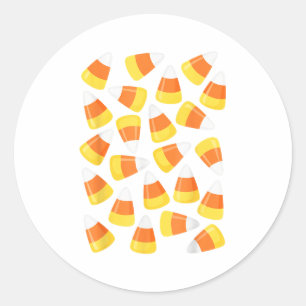 Pegatina Redonda Candy Corn Shirt Niños adultos Hombres Mujeres Can
