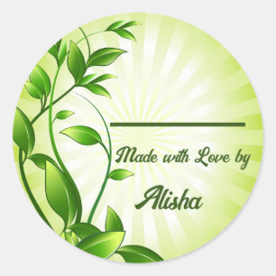 Pegatina Redonda Canning Jar Lid Labs