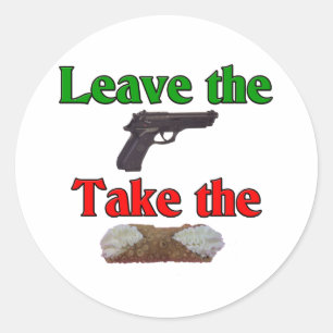 Pegatina Redonda Cannoli