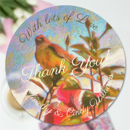 Pegatina Redonda Cantante de Poolside Gracias 2338