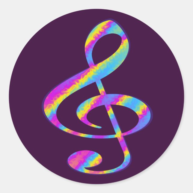 Pegatina Redonda cantar tu vida (Anverso)