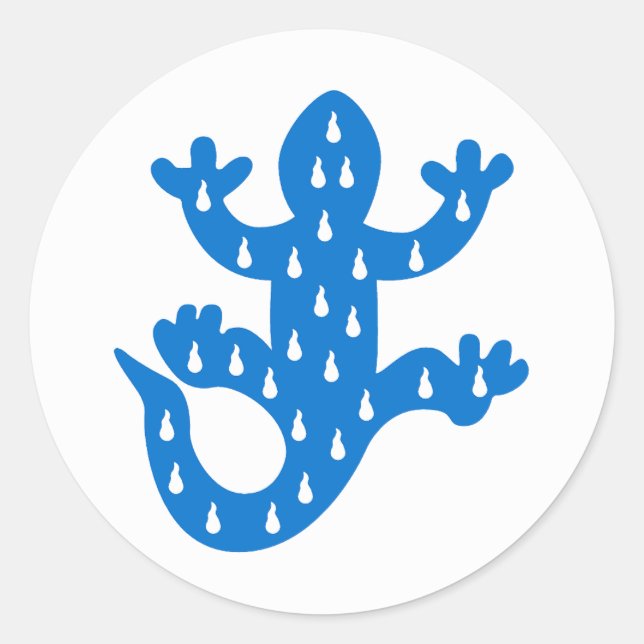 Pegatina Redonda Cantón de Porte de l'Eau Populace Badge (Anverso)