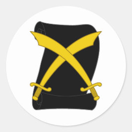 Pegatina Redonda Cantón de Tanwayour Populace Badge Classic Round S