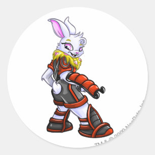 Pegatina Redonda Capitán 2 del equipo de la estación espacial de