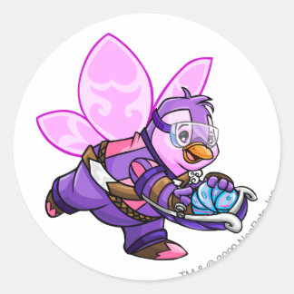 Pegatina Redonda Capitán del equipo de Faerieland 2