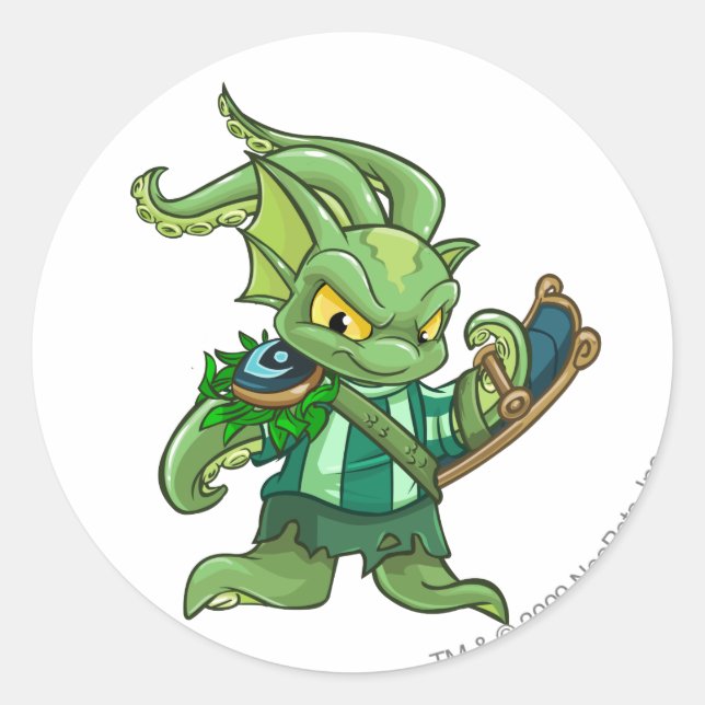 Pegatina Redonda Capitán del equipo Maraqua 2 (Anverso)