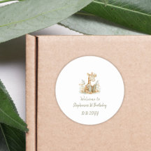 Capítulo Uno Giraffe con Fiesta del primer cumplea