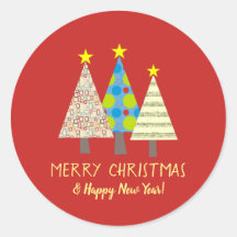 Caprichoso Rojo Feliz Navidad