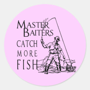 PEGATINA REDONDA CAPTURA DEL AMO BAITERS MÁS PESCADOS