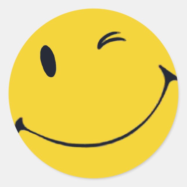 Pegatina Redonda Cara (Anverso)