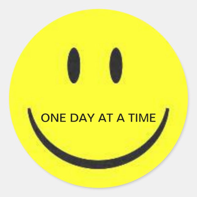 Pegatina Redonda Cara (Anverso)