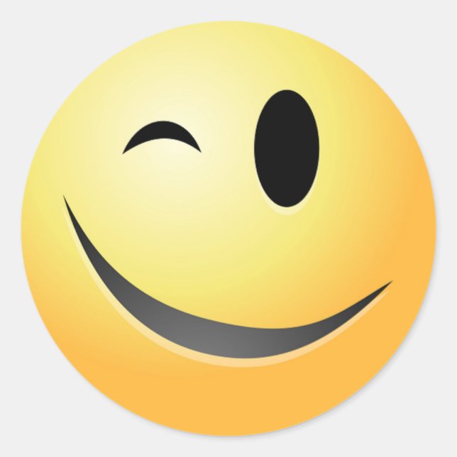 PEGATINA REDONDA CARA DE VINO (Anverso)