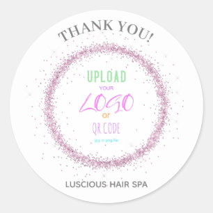 PEGATINA REDONDA *~* CARGA DE FOTOGRAFÍA DE LOGO GRACIAS A LA SELEC