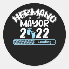 Pegatina Redonda Carga de Hermano Mayor 2022