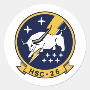 Pegatina Redonda Cargadores HSC-26