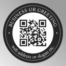 Cargar código QR o logotipo | Negro moderno