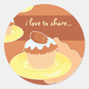 Pegatina Redonda Caridad Concept-1