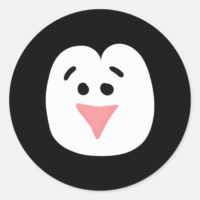 Pegatina Redonda Carnaval de Halloween (Anverso)