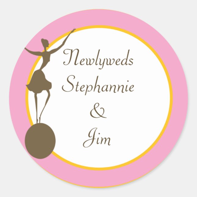 Pegatina Redonda Carnaval de Pegatinas favoritos de 6 a 3" (Anverso)