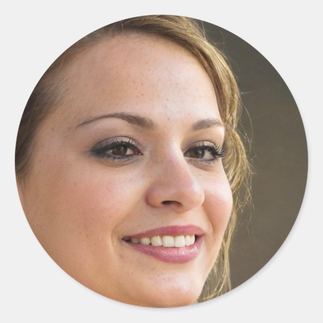 Pegatina Redonda Carpe Diem (Anverso)