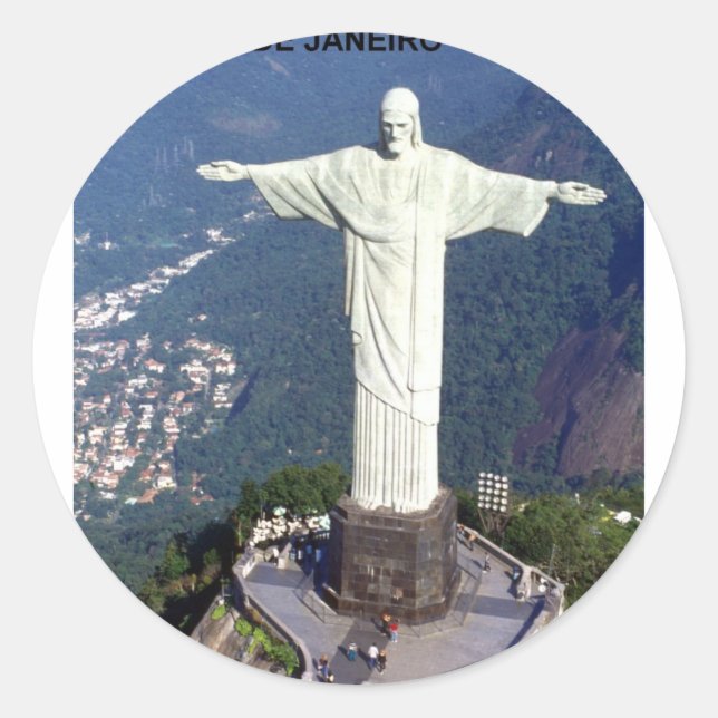 Pegatina Redonda Carrera de Río de Janeiro (St.K.) (Anverso)