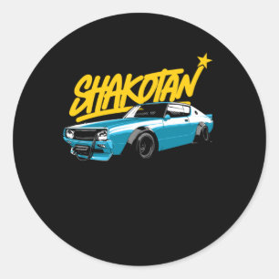 Pegatina Redonda Carreras Shakotan