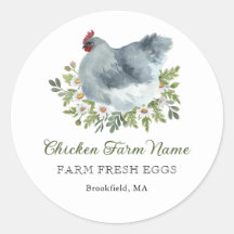 Cartón de Huevos de Pollo Floral Personalizado