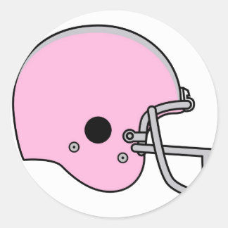 Pegatina Redonda cascos de fútbol