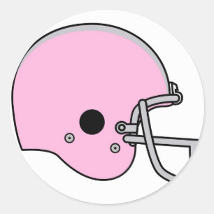 Pegatina Redonda cascos de fútbol americanos