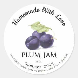 Pegatina Redonda Casero Con Amor PLUM Jam Summer 202X