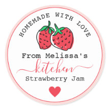 Casero Con Amor Rosa Fresa Jam Jar