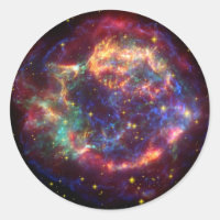 Cassiopeia Galaxy Resto de Supernova