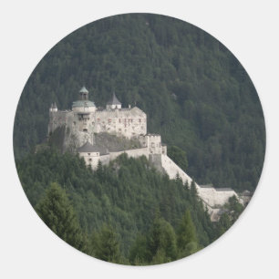 Pegatina Redonda Castillo de Hohenwerfen