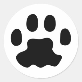 PEGATINA REDONDA CAT PAW
