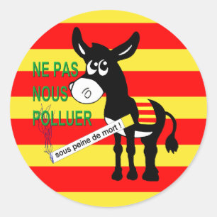 Pegatina Redonda catalunya catalan ariul