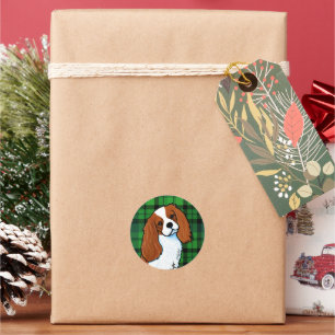 Pegatina Redonda Cavalier King Charles Spaniel Classic Round Sticke