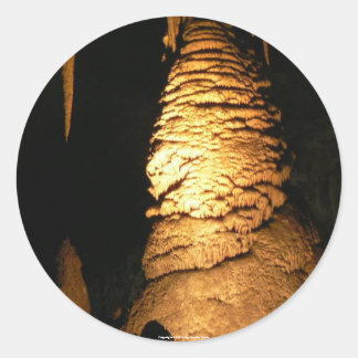 Pegatina Redonda Cavernas de Carlsbad 2
